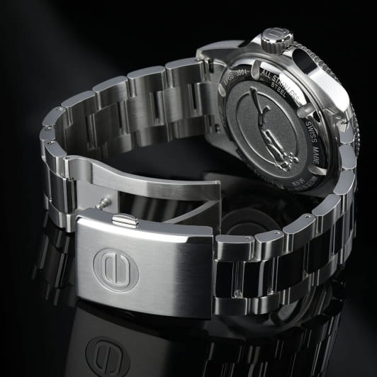 Epos Epos Diver 3504.131.20.10.30,  швейцария мужские часы на браслете нержавеющая сталь боковой вид