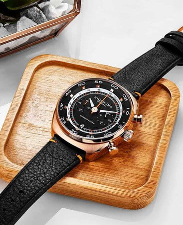 Stuhrling Stuhrling Monaco 1000.03 мужские часы черный циферблат на запястье