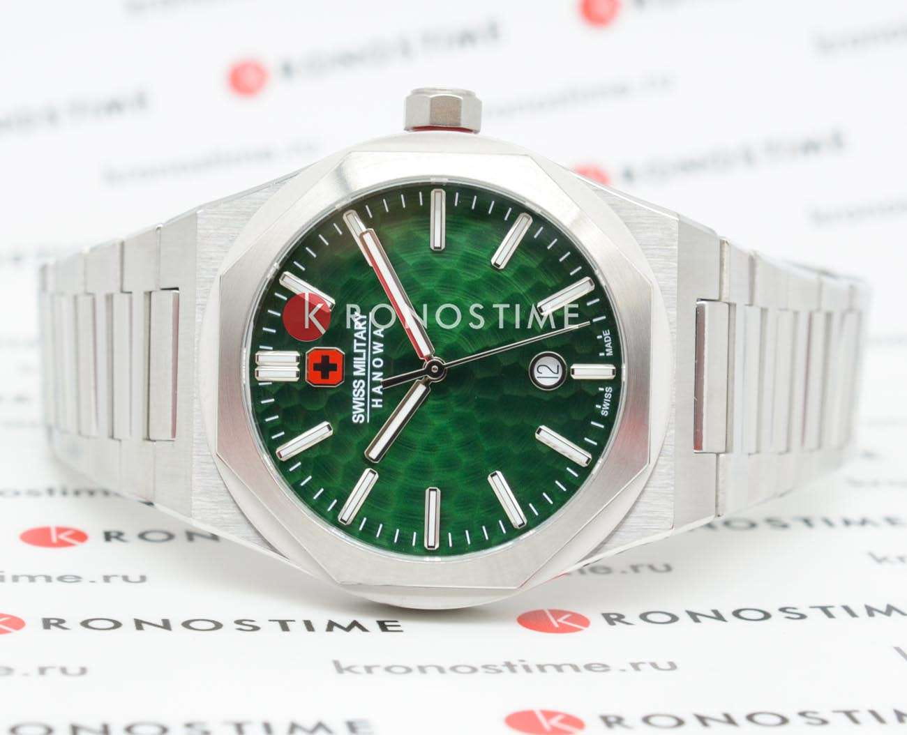 Swiss Military Hanowa Swiss Military Hanowa Octon Hammered SMWGH2101906 , наручные мужские часы фото под углом