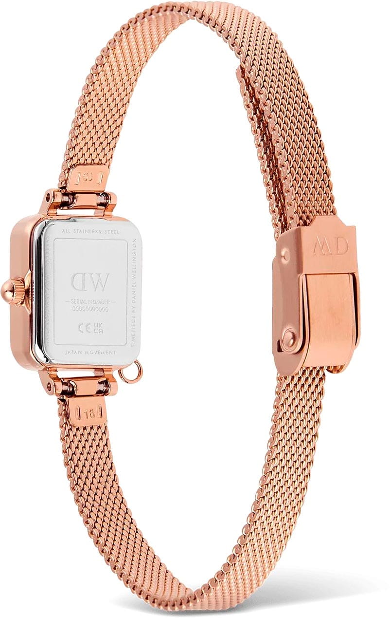 Daniel Wellington Daniel Wellington Quadro Mini Crystal Zodiac Melrose DW00100751, quadro швеция женские часы на браслете нержавеющая сталь с pvd-покрытием боковой вид