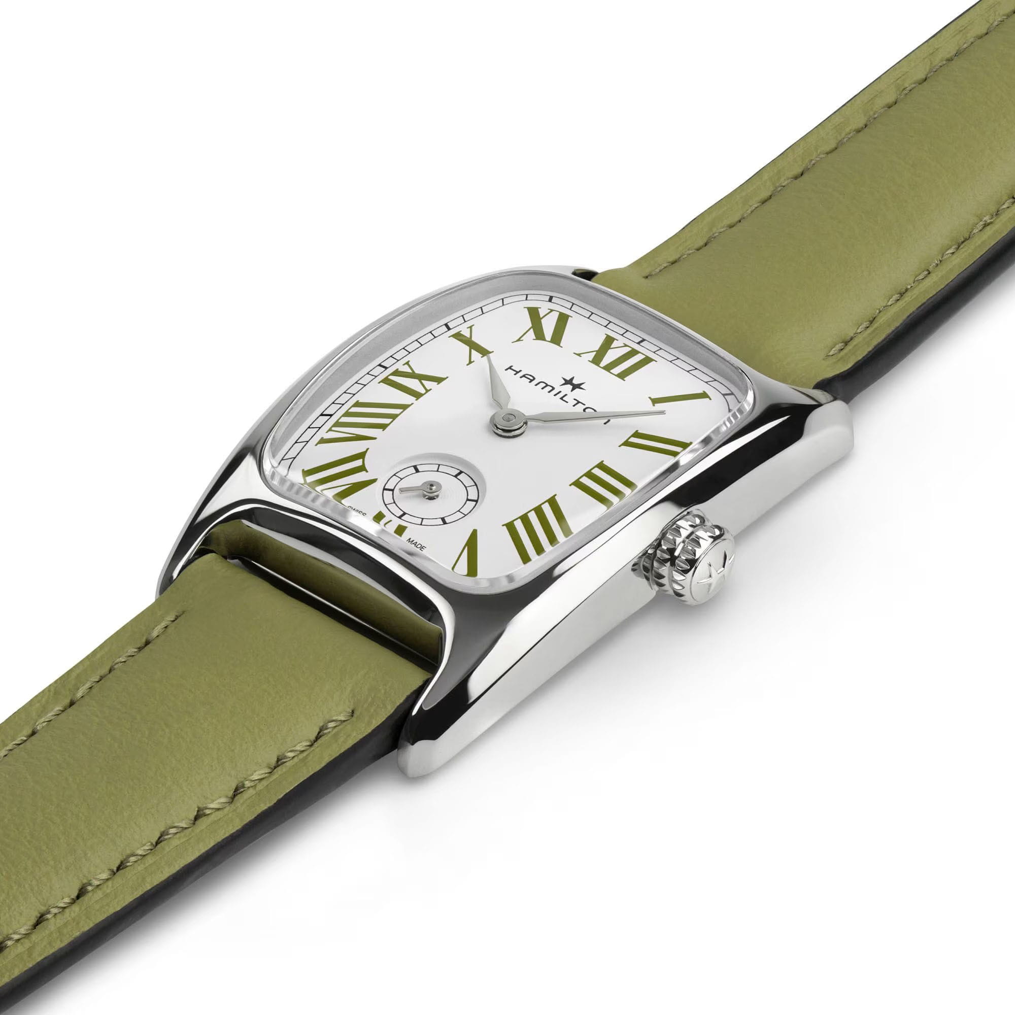 Hamilton Hamilton American Classic Boulton Small Second Quartz H13321813 , наручные женские часы фото под углом