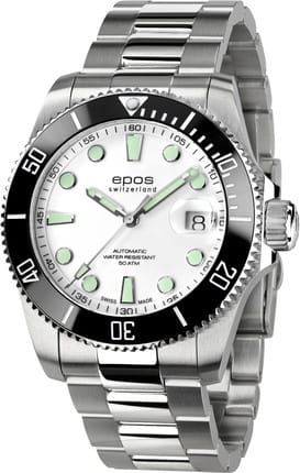 Epos Epos Diver 3504.131.20.10.30 , наручные мужские часы фото под углом