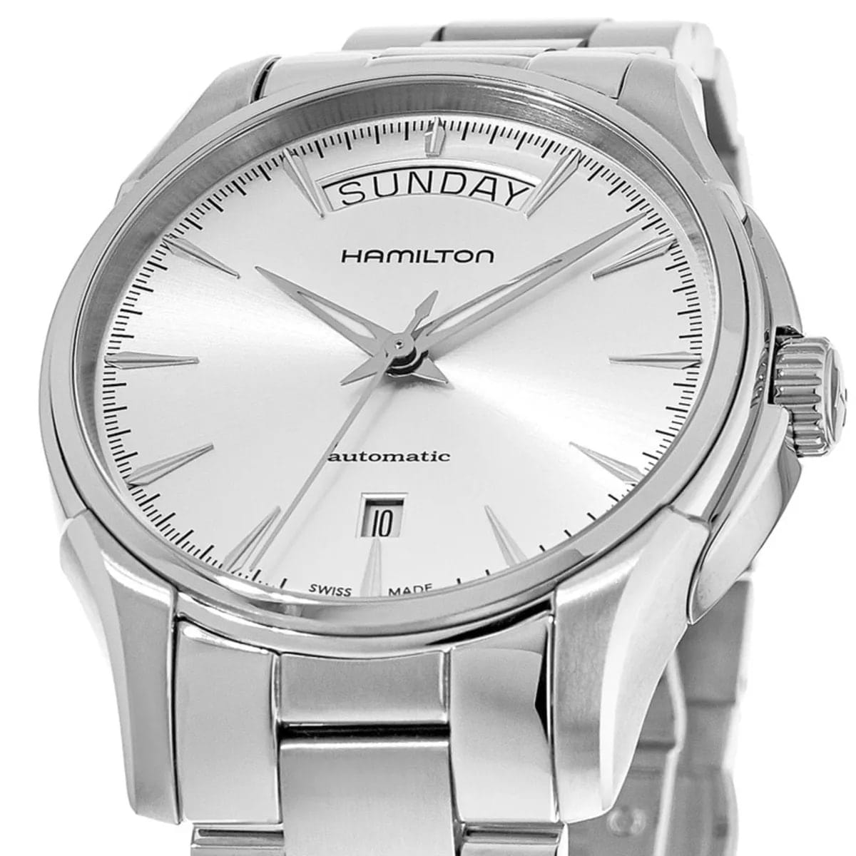 Hamilton Hamilton Jazzmaster Day Date Auto H32505151, jazzmaster швейцария мужские часы на браслете нержавеющая сталь боковой вид