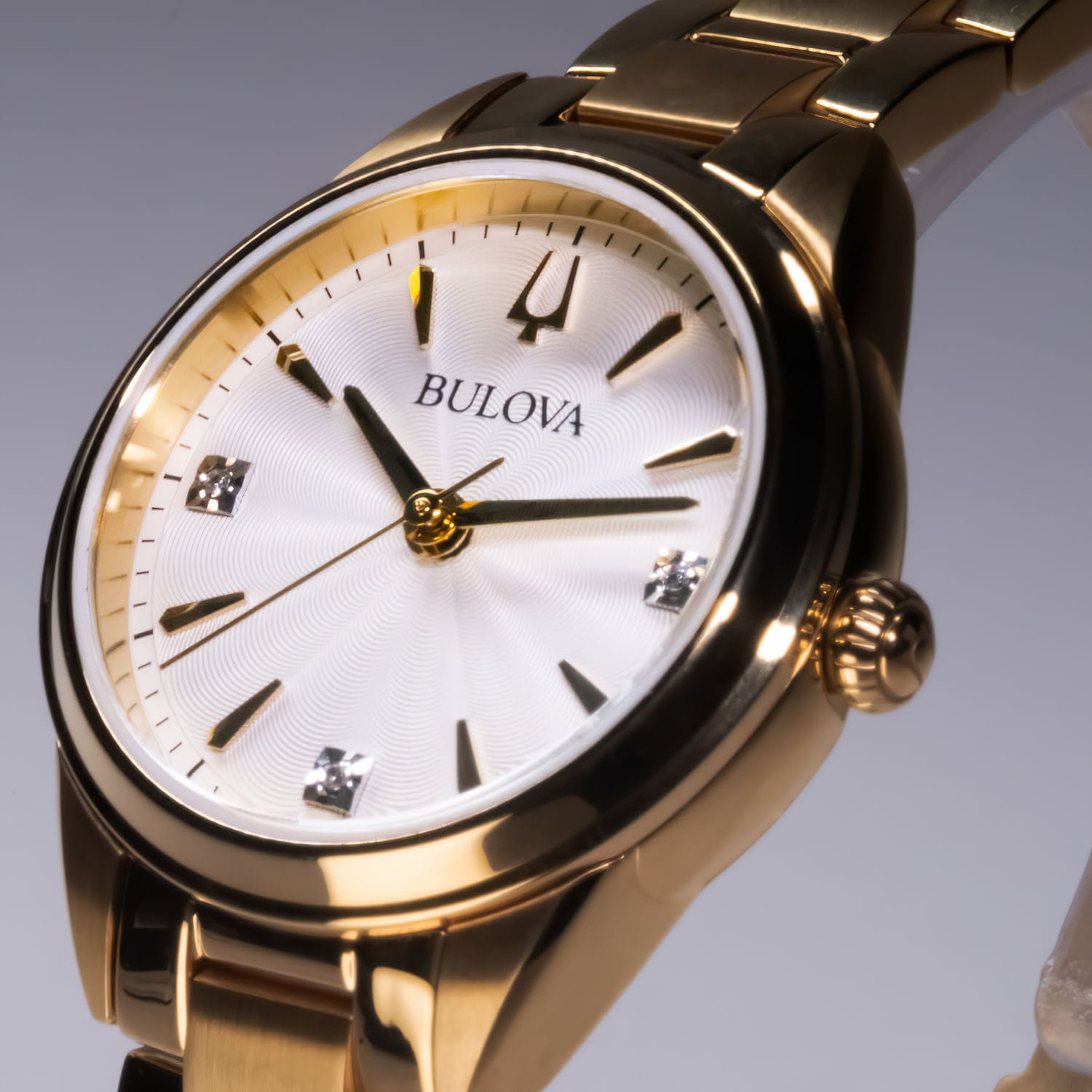 Bulova Bulova Sutton 97P150 женские часы серебристый циферблат на запястье