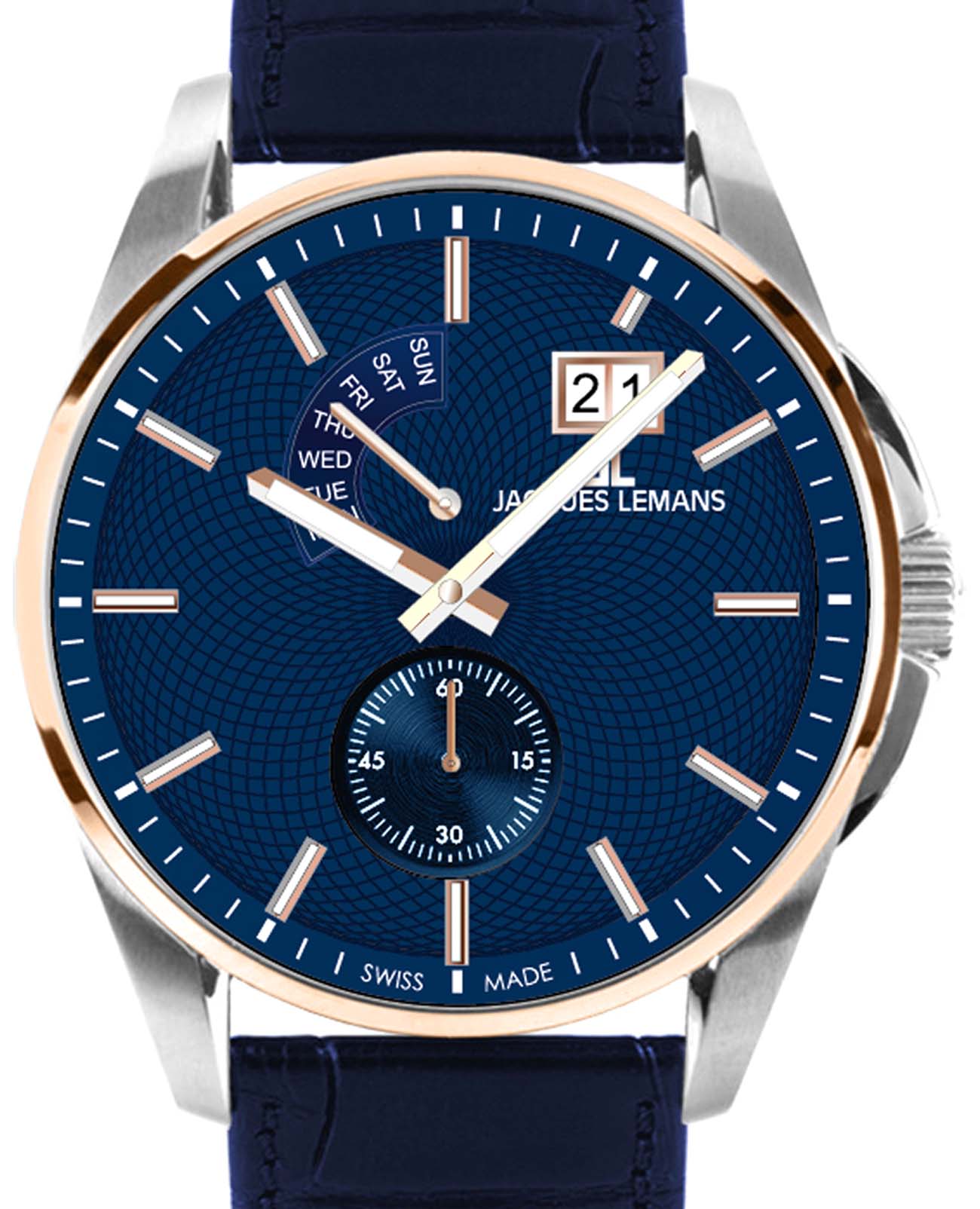 Jacques Lemans Jacques Lemans Derby 1-2199F , наручные мужские часы фото под углом