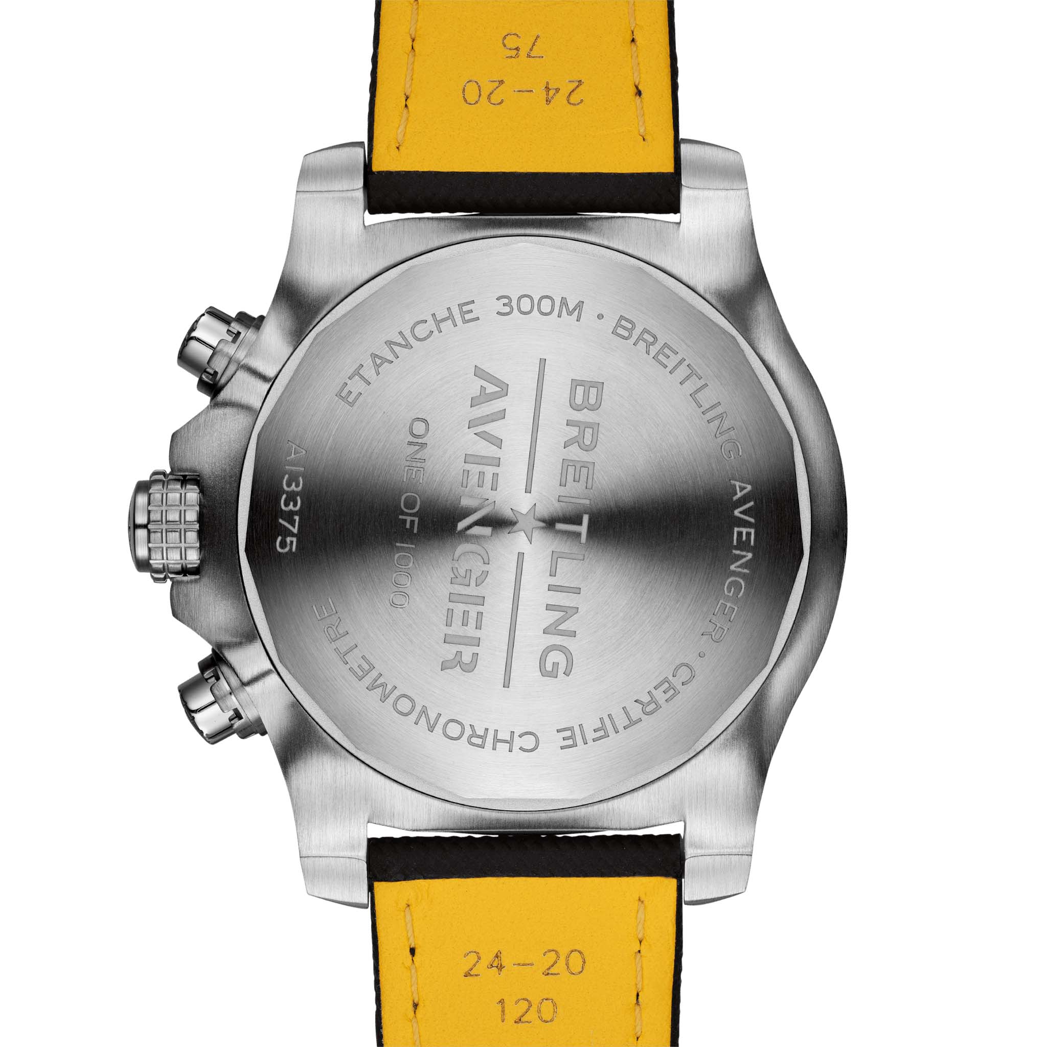 Оригинальные часы Breitling Breitling Super Avenger Chronograph 48 A133751A1A1X1 механические калибр механизма breitling 13 общий вид