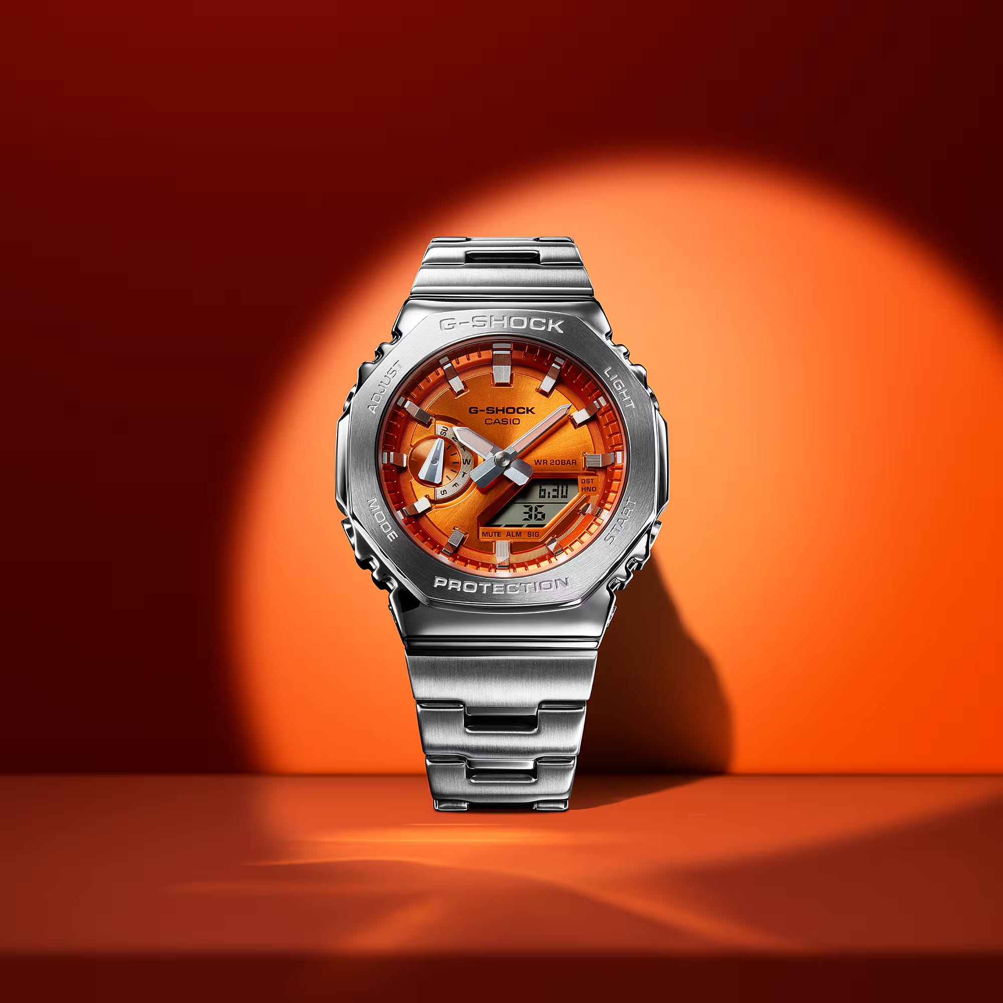Оригинальные часы Casio Casio G-Shock GM-2110D-4A электронные калибр механизма  общий вид