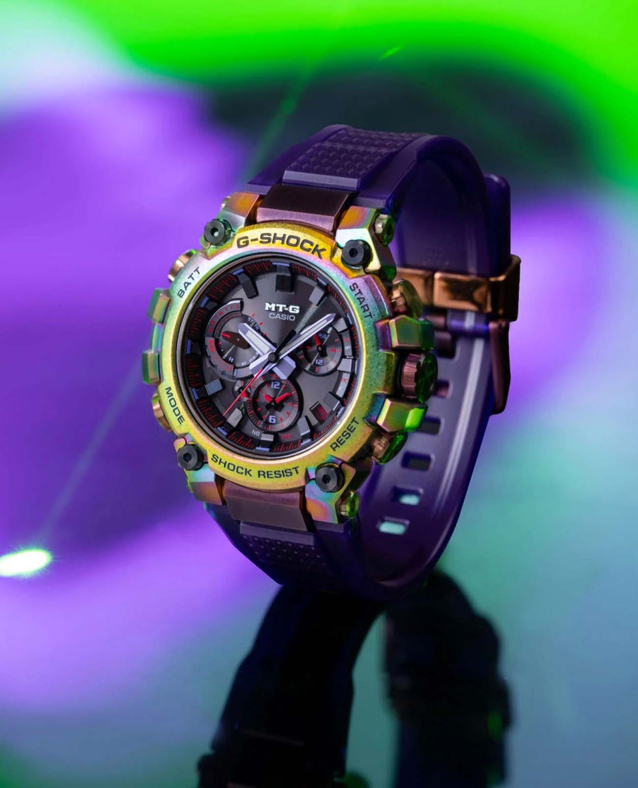 Casio Casio G-Shock MTG-B3000PRB-1A MTG — детали корпуса и полимер
