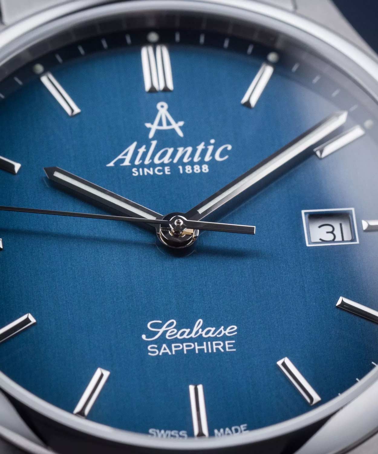 Atlantic Atlantic Seapair 60348.41.51 мужские часы синий циферблат на запястье