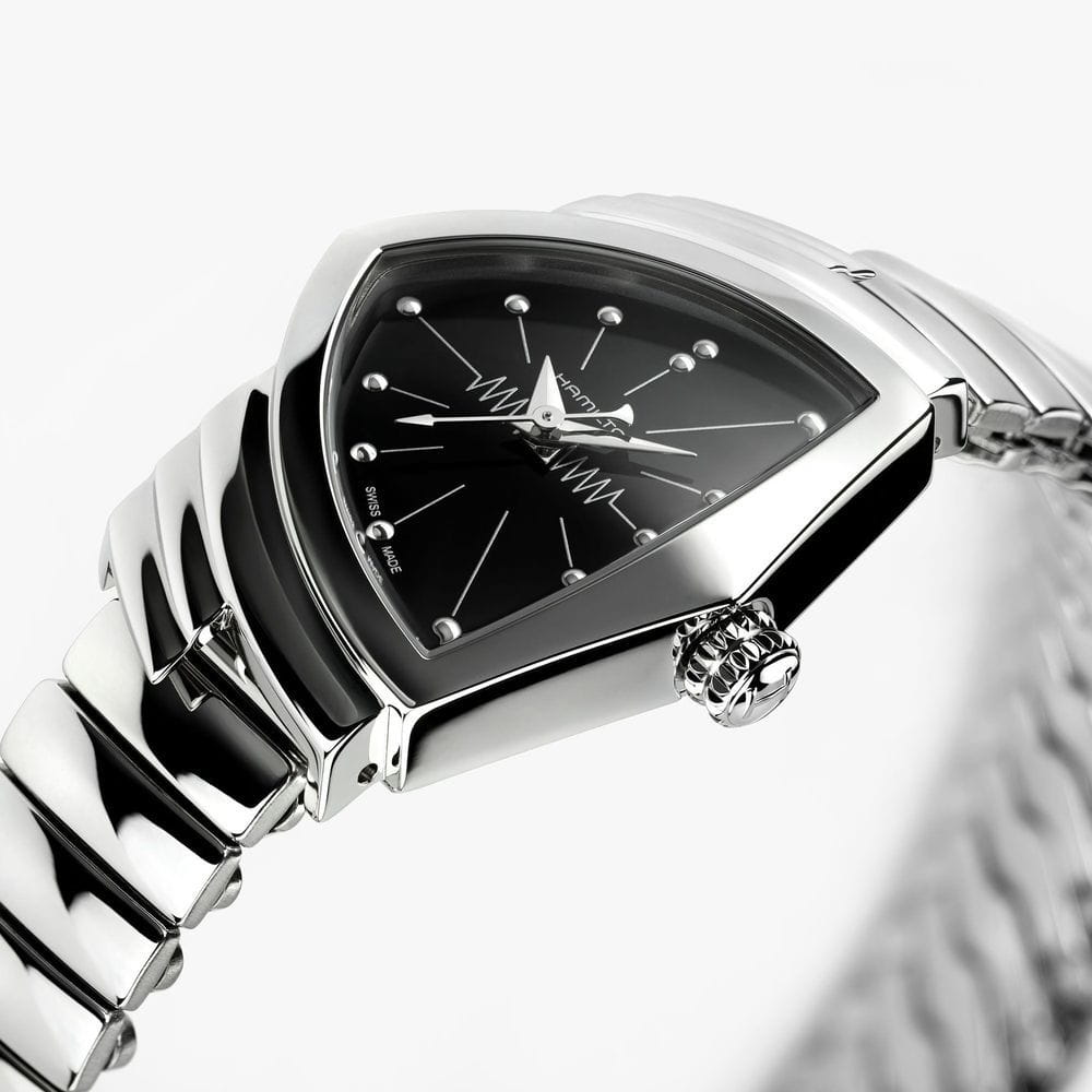Оригинальные часы Hamilton Hamilton Ventura S Quartz H24211130 кварцевые калибр механизма eta f03.105 общий вид