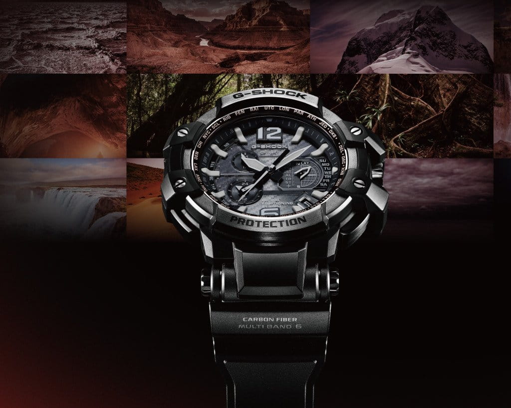 Casio Casio G-Shock GPW-1000T-1A Premium, наручные мужские часы фото под углом