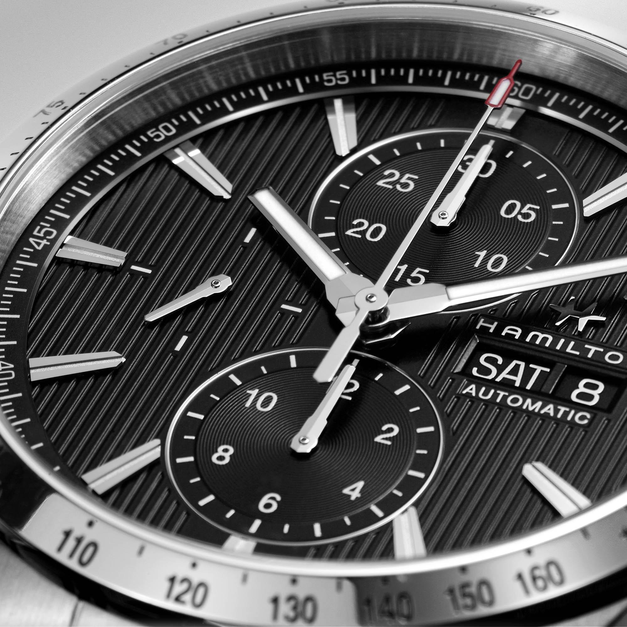 Hamilton Hamilton Broadway Auto Chrono H43516131 , наручные мужские часы фото под углом