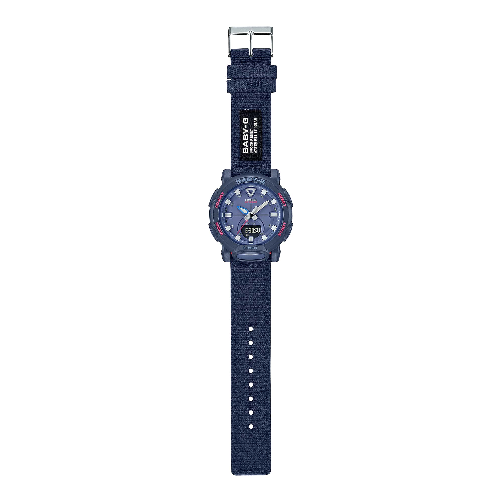 Casio Casio Baby-G BGA-310C-2A, g-shock япония женские часы на браслете тканевый боковой вид