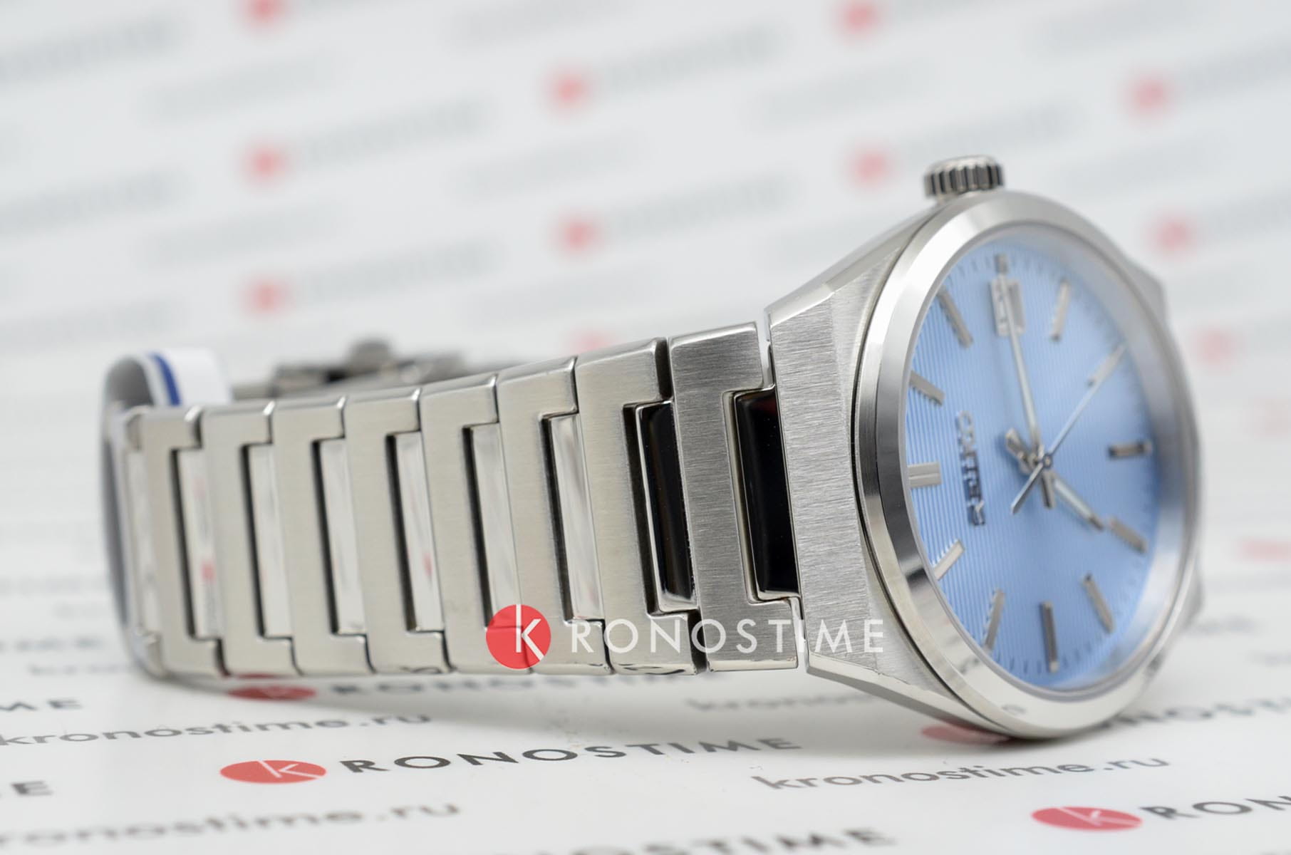 Seiko Seiko Conceptual Series Dress SUR599P1 мужские часы голубой циферблат на запястье