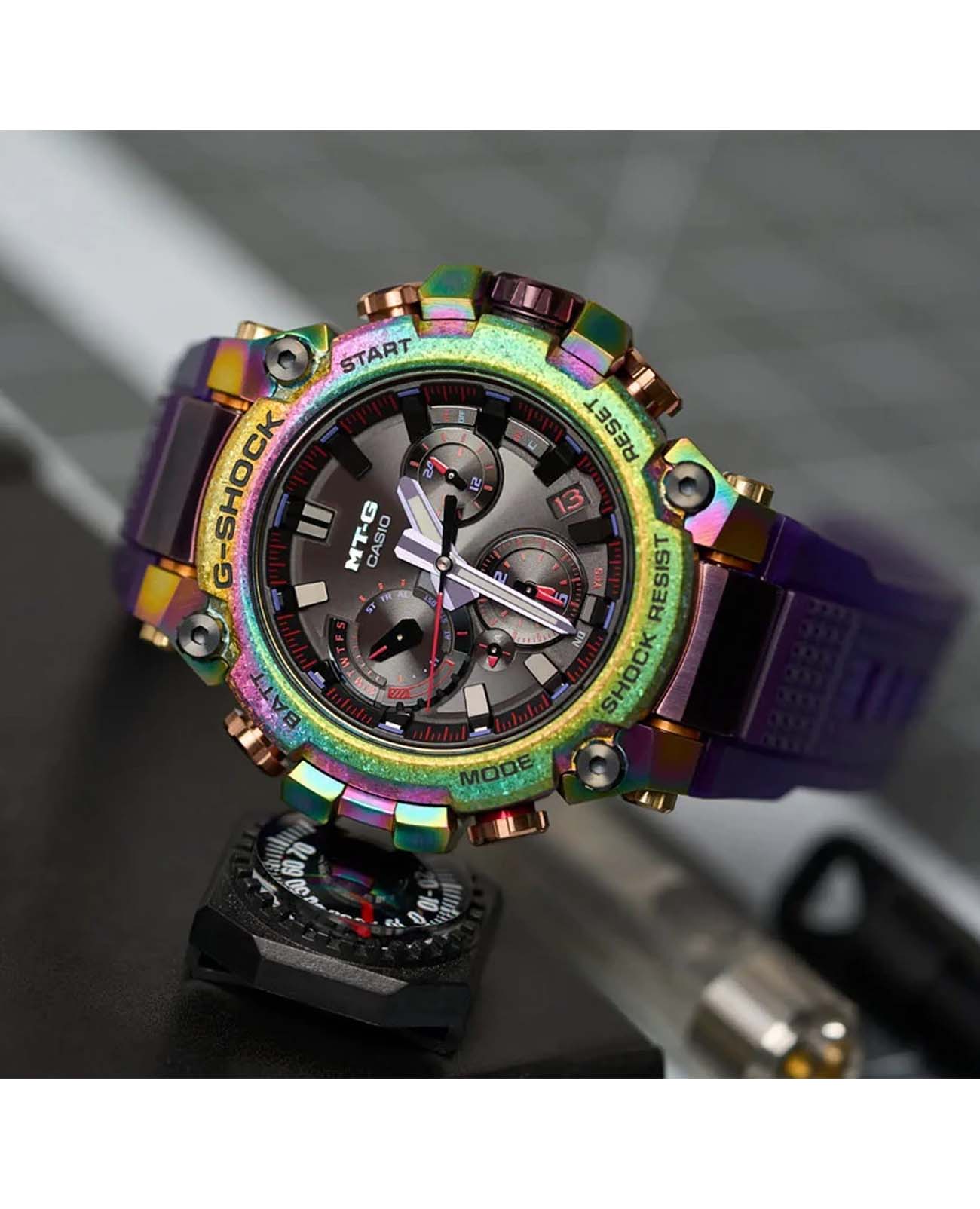 Casio Casio G-Shock MTG-B3000PRB-1A япония наручные мужские часы заводная головка с логотипом Casio