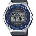 Casio Casio Collection W-216H-2A  W-216H-2A кварцевые мужские часы  серый циферблат, браслет пластик — вид спереди