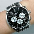 Casio Casio Collection MTP-E515D-1AVDF (MTP-E515D-1A) collection японские мужские часы на браслете нержавеющая сталь боковой вид
