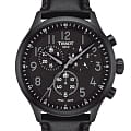 Tissot Tissot Chrono XL Vintage T116.617.36.052.00 Chrono XL T1166173605200 кварцевые мужские часы  черный циферблат, браслет кожаный — вид спереди