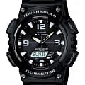Casio Casio Collection AQ-S810W-1AVDF (AQ-S810W-1A)  AQ-S810W-1A кварцевые мужские часы  черный циферблат, браслет пластик — вид спереди