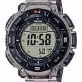 Casio Casio Pro Trek PRG-340T-7ER PRG PRG-340T-7E электронные мужские часы   циферблат, браслет титановый — вид спереди