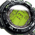 Casio Casio Pro Trek PRG-240-1B PRG наручные мужские часы фото под углом.