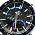 Casio Casio Edifice ERA-120BL-2A edifice японские мужские часы на браслете кожаный боковой вид